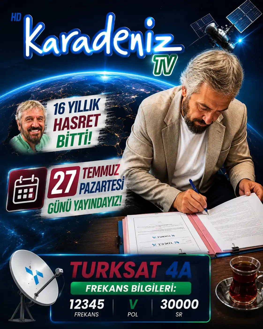 16 yıllık hasret sona eriyor: Karadeniz TV yeniden yayın hayatına başlıyor