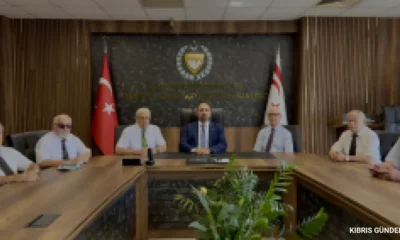 Bakan Hüseyin Çavuş TMT Mücahitler Derneği heyetini kabul etti