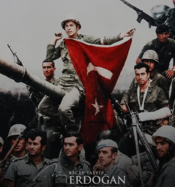 Cumhurbaşkanı Erdoğan ve İletişim Başkanı Duran'dan Kıbrıs Mesajı