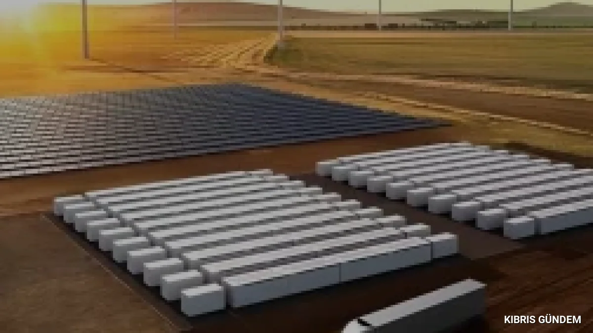 Güney Kıbrıs Elektrik Sistemine 2027 Hedefli Depolama Takviyesi