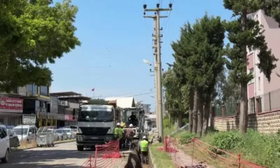 İskenderun'da enerji hatları yer altına alınıyor