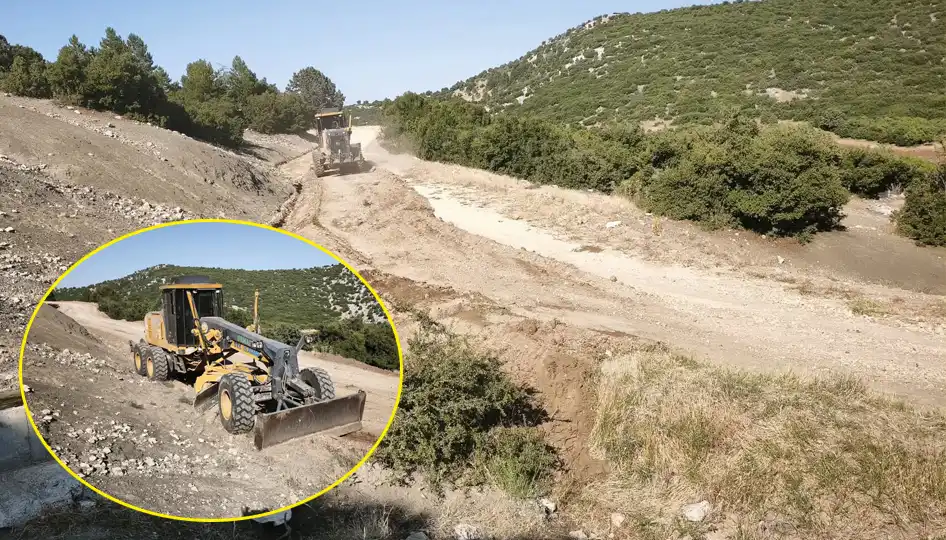 Isparta'da yangın yolları açılıyor