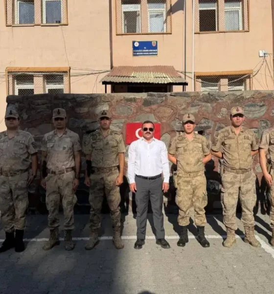 Kağızman Kaymakamı Semih Cembekli'den Köy ve Karakol ziyareti