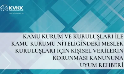Kamu kurumları için KVKK uyum rehberi yayımlandı