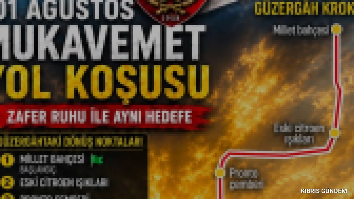 Lefkoşa’da 01 Ağustos Mukavemet Yol Koşusu Nedeniyle Trafik Düzenlemesi