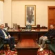Mülkiye Başmüfettişi Hüdayar Mete Buhara'dan Vali Ziya Polat'a ziyaret