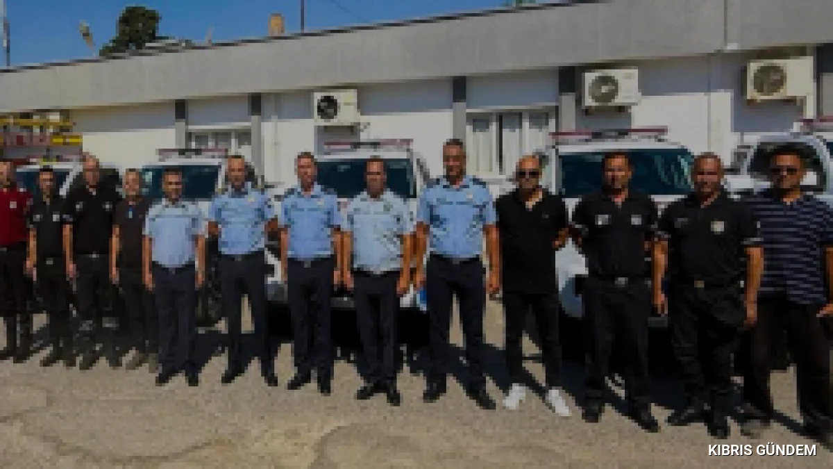 PGM İtfaiye Müdürlüğü filosuna 7 yeni araç katıldı
