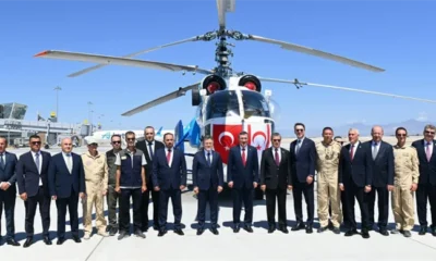 Türkiye'den KKTC'ye yangın söndürme helikopteri verildi