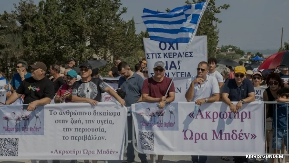 Ağrotur İngiliz Üssüne Yeni Anten Planına Bölge Halkından Tepki