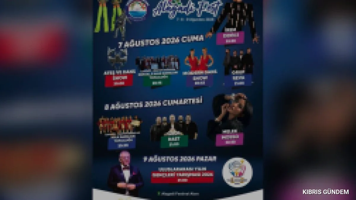 Alagadi Fest 7 Ağustos Tarihinde Başlıyor