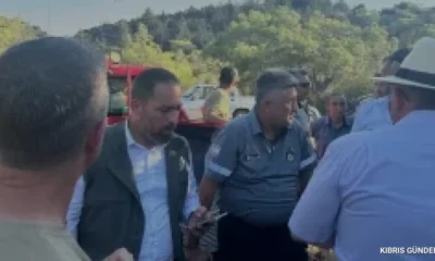 Bakan Hüseyin Çavuş Yamaçköy ve Tirmen Yangın Bölgesinde İnceleme Yaptı