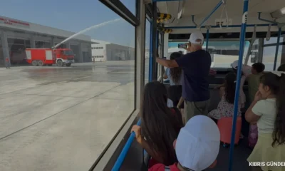 Dört İşlem Eğitim Merkezi öğrencileri Ercan Havalimanında