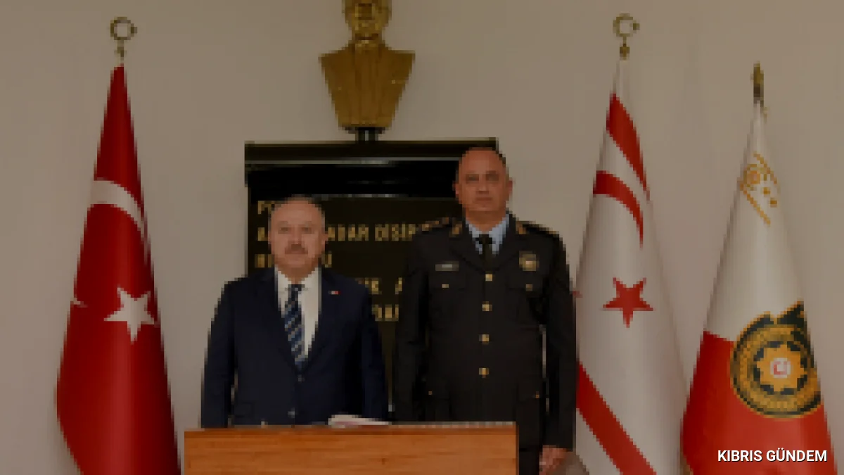 Emniyet Genel Müdürü Ali Fidan KKTC Polis Genel Müdürlüğünü ziyaret etti