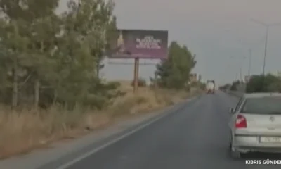 Girne Lefkoşa yolunda tehlikeli sürüşe ağır ceza