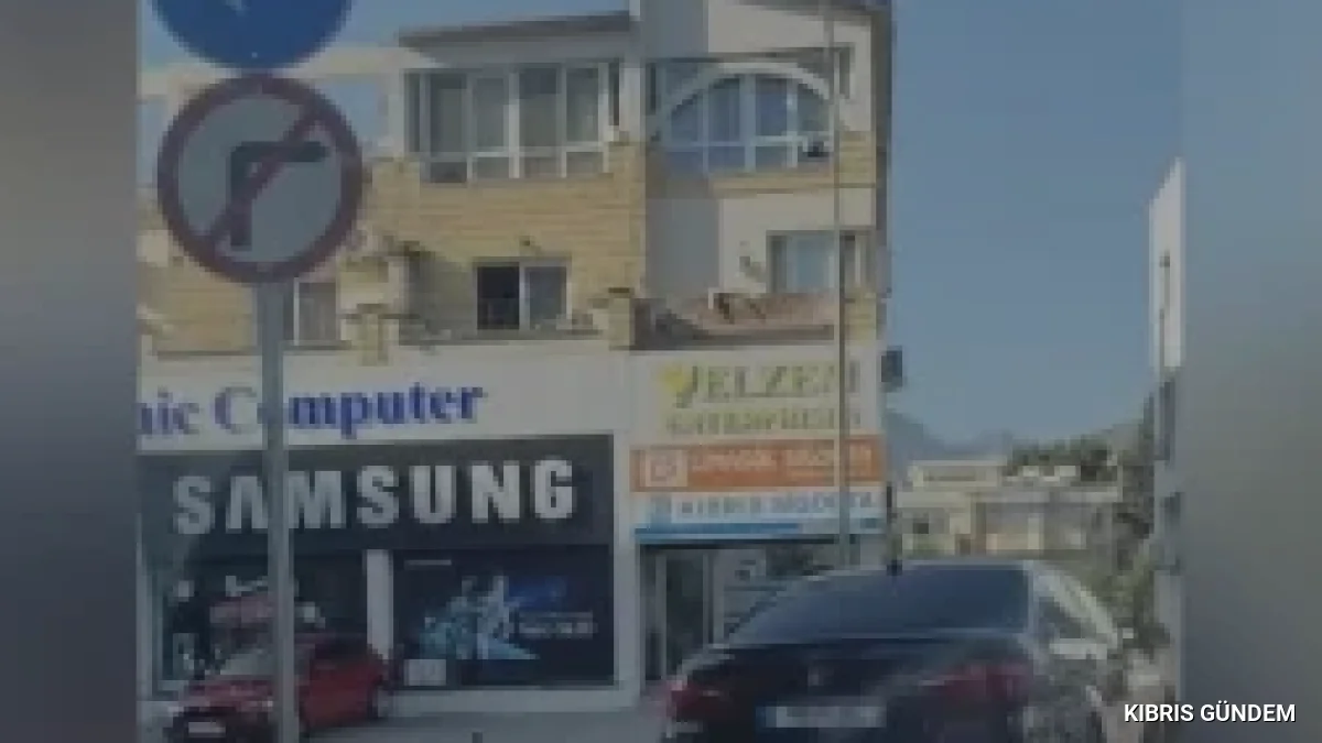Girne'de trafik ihlali yapan sürücüye ceza kesildi