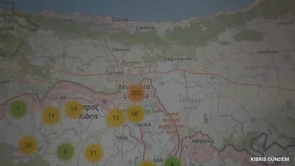Güney Kıbrıs EOA haritasında Türkçe yer isimleri tepki çekti