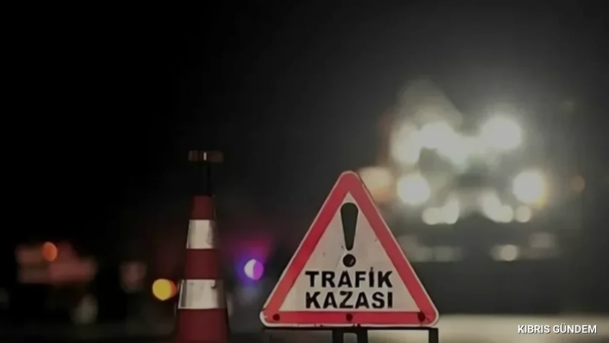 Güzelyurt Lefkoşa Yolunda Alkollü Sürücü Kaza Yaptı