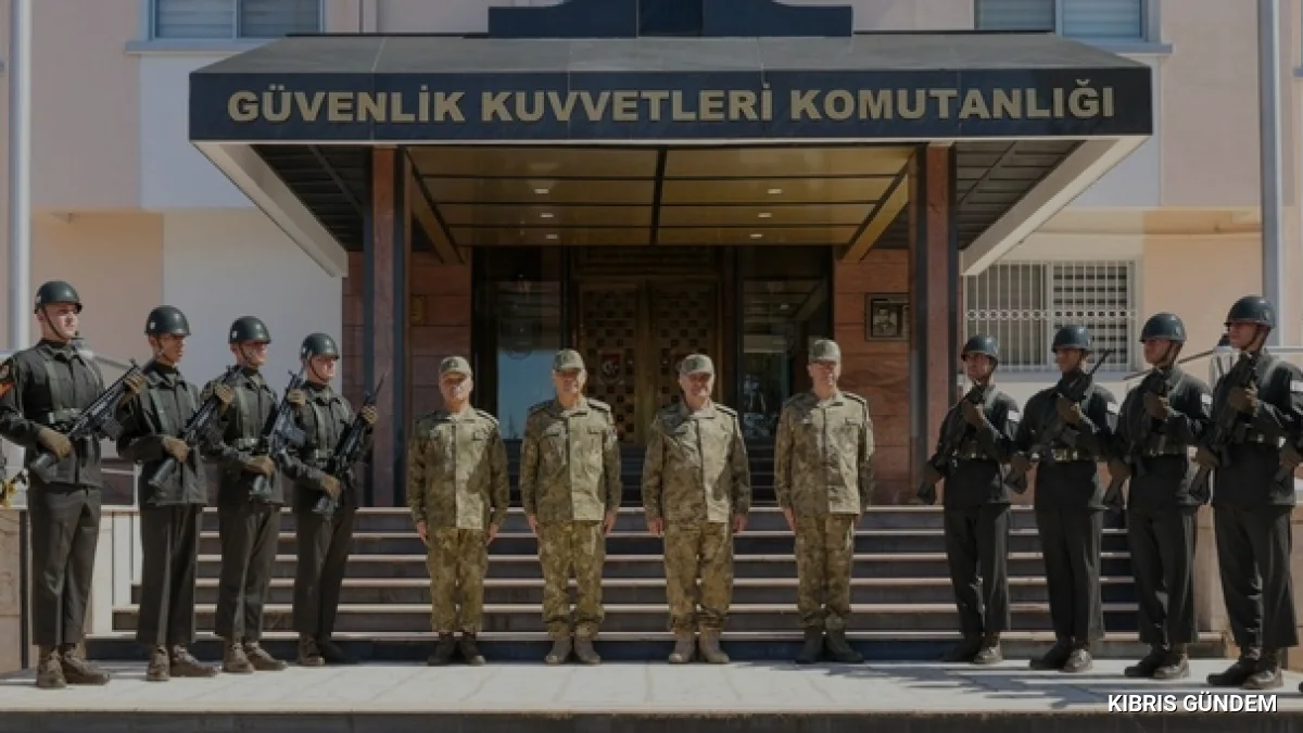 Kıbrıs Türk Barış Kuvvetleri Komutanlığında Devir Teslim Töreni