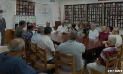 Kudret Özersay Şehit Aileleri ve Malül Gaziler Derneğini Ziyaret Etti