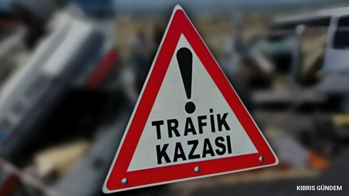 Lefkoşa Dr Fazıl Küçük Caddesinde Zincirleme Trafik Kazası