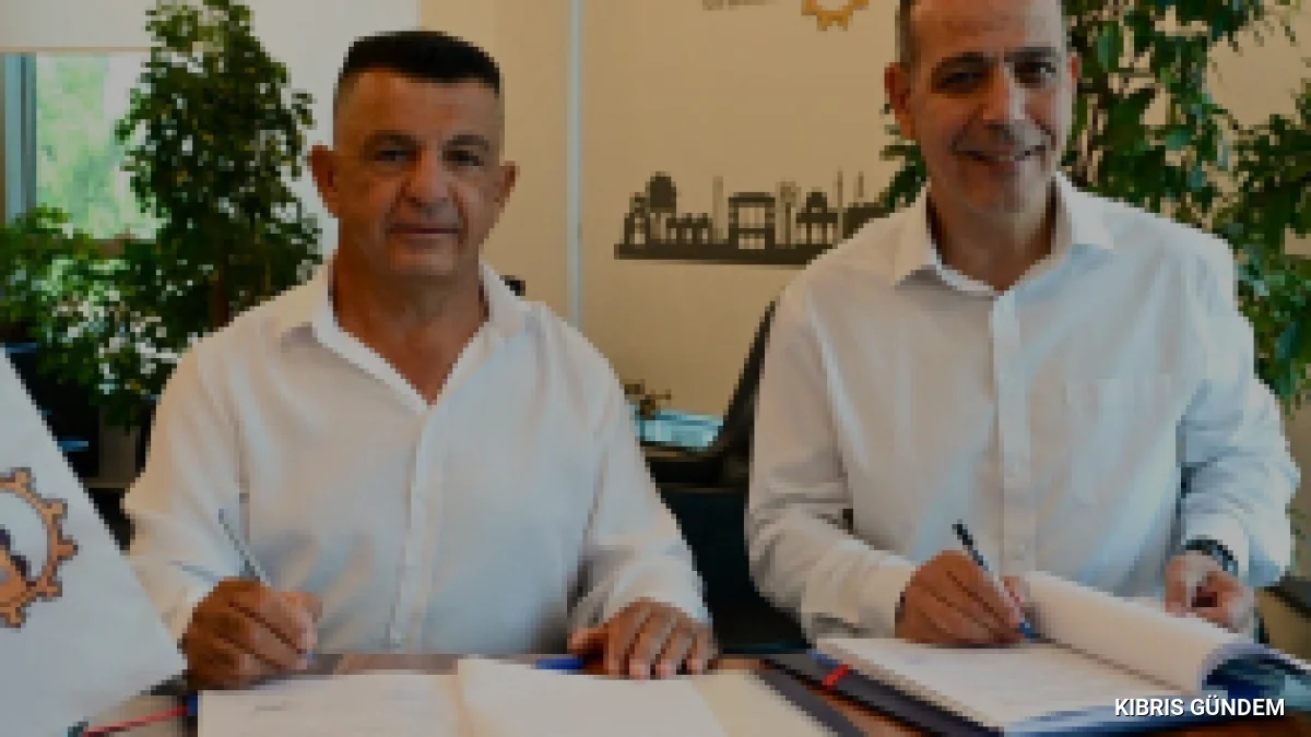 Lefkoşa Metehan Kanalizasyon Projesinde İmzalar Atıldı
