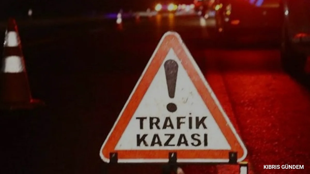 Lefkoşa ve İskele yollarında iki trafik kazası