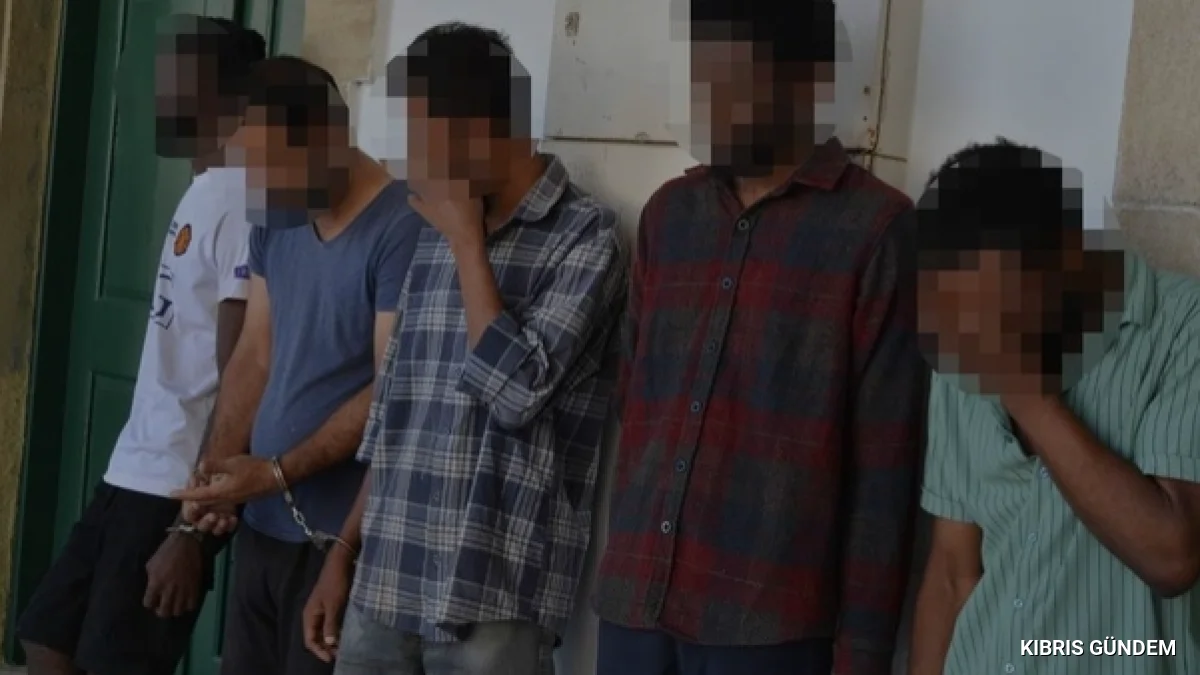 Lefkoşada Yedi Kaçak Göçmen İçin Sınır Dışı İşlemleri Başlatıldı