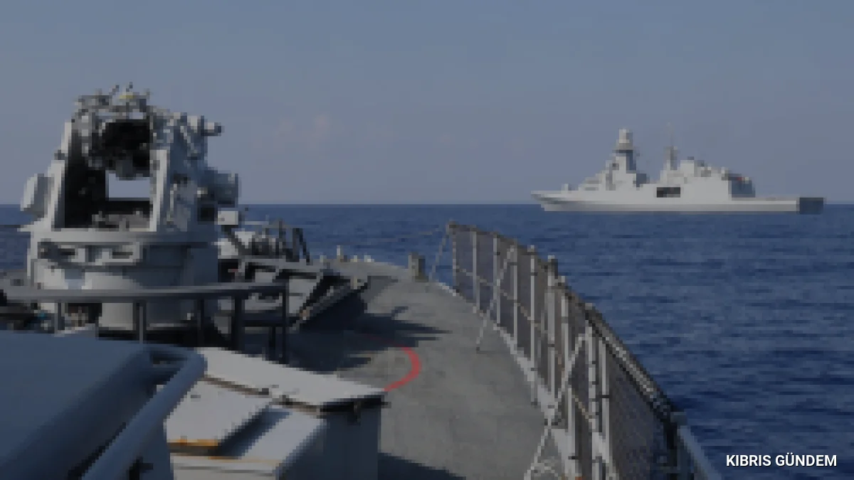 Limasol açıklarında beş ülkeden çok uluslu deniz tatbikatı