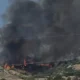 Yamaçköy ve Tirmen Arasındaki Ormanlık Alanda Yangın Çıktı