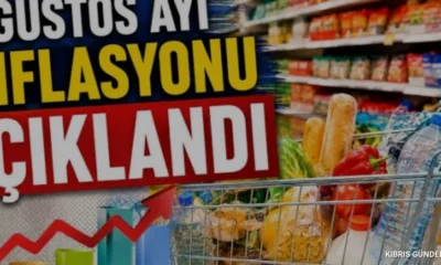 Ağustos ayı enflasyon rakamları belli oldu