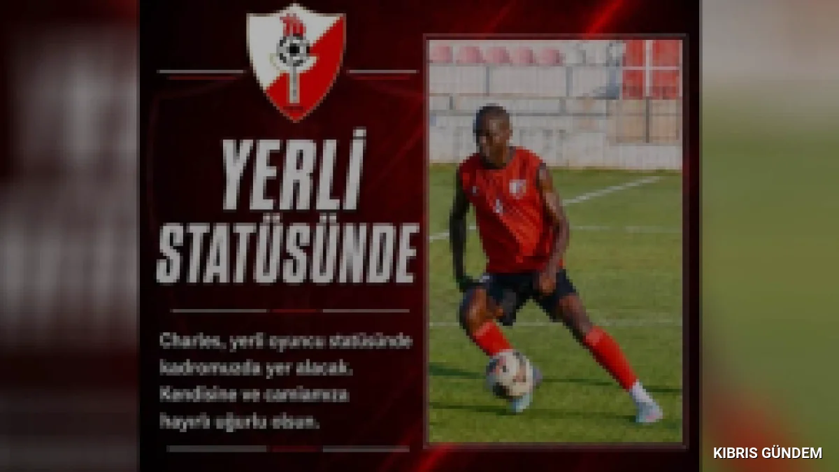 Esentepe Kulübü Charles için yerli statüsünü resmileştirdi
