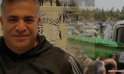Girne açıklarındaki gemi faciasında hayatını kaybeden Nihat Balyemez defnedildi