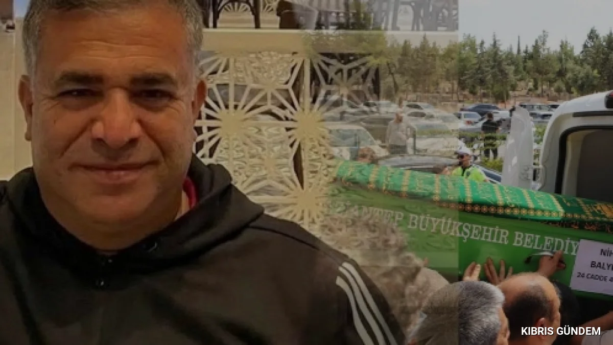 Girne açıklarındaki gemi faciasında hayatını kaybeden Nihat Balyemez defnedildi