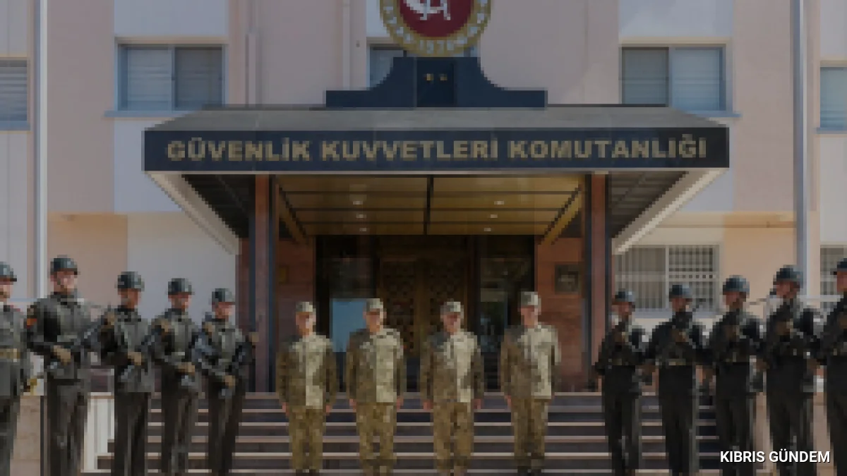 Kıbrıs Türk Barış Kuvvetleri Komutanlığında Görev Değişimi