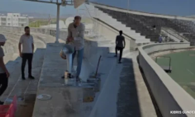 Lefkoşa Atatürk Stadı Bakım Çalışmaları Hız Kesmeden Devam Ediyor