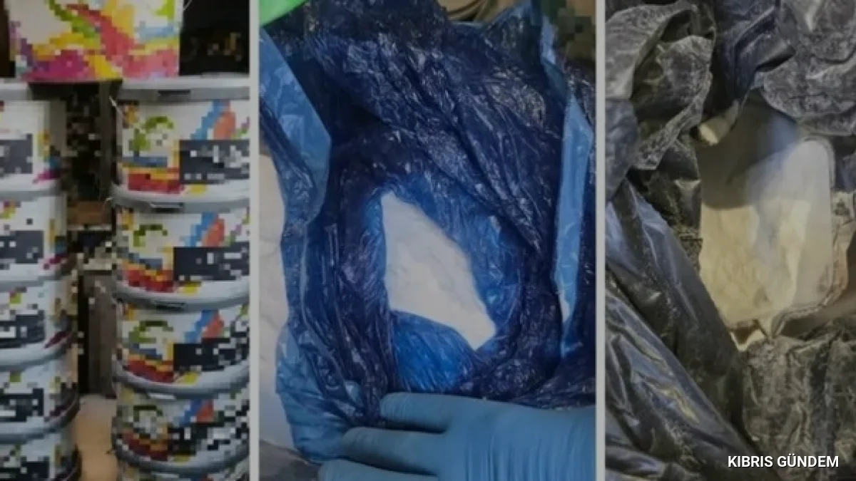 Limasol merkezli uyuşturucu operasyonunda 126 kilo ketamin ele geçirildi