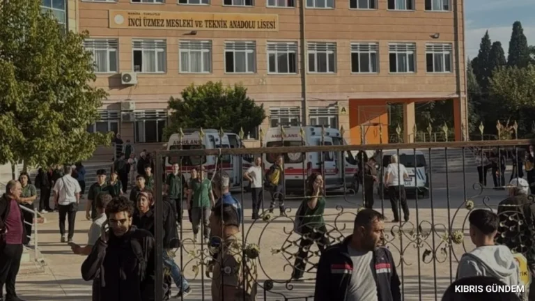 Manisa Turgutluda okul yakınında silahlı saldırı