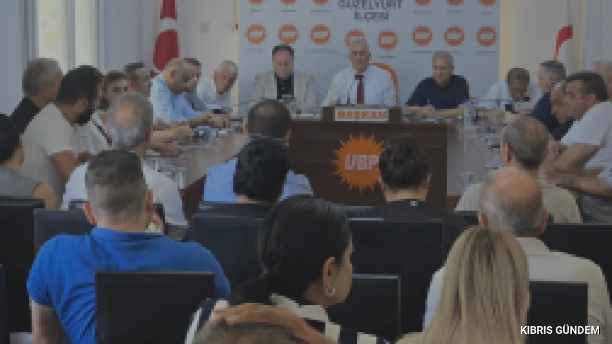 Olgun Amcaoğlu UBP Güzelyurt seçim toplantısında konuştu