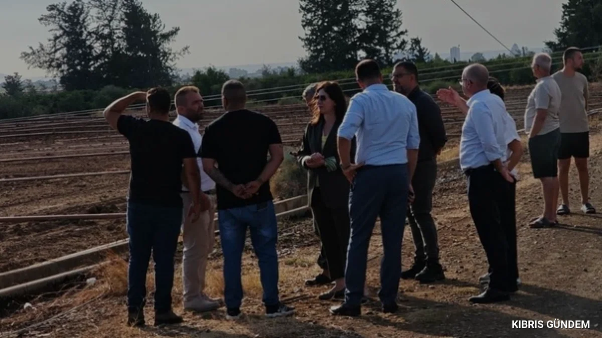 Sıla Usar İncirli Lefke ve Güzelyurt bölgesinde incelemelerde bulundu