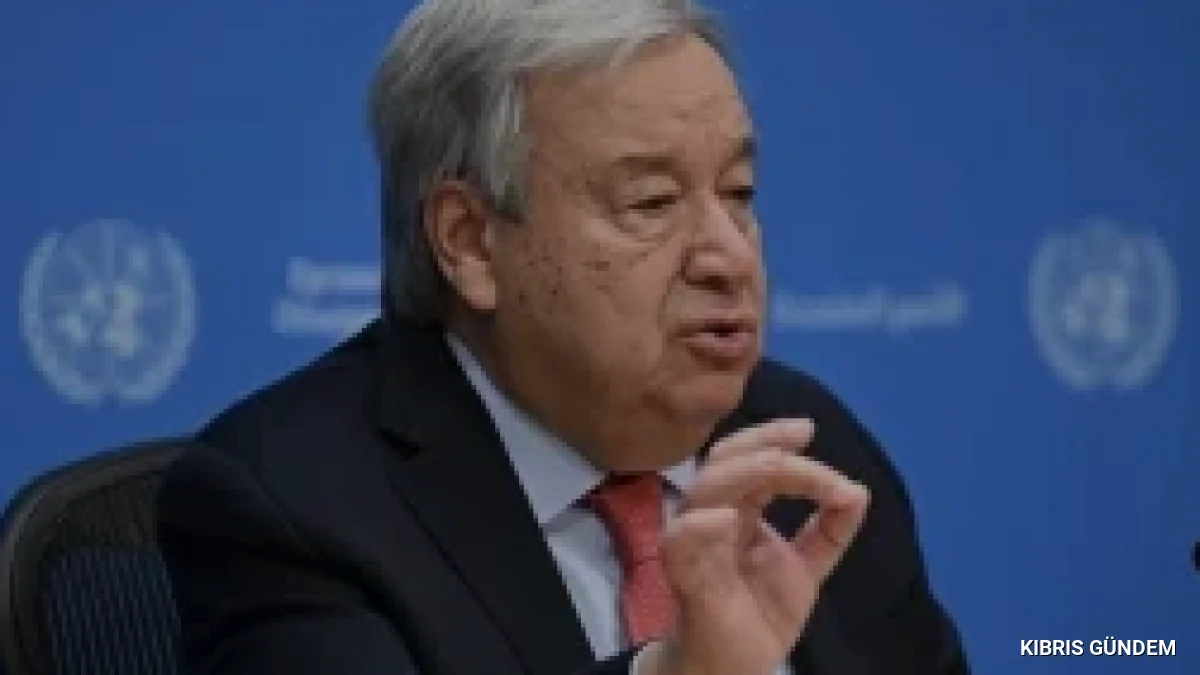 Antonio Guterres Kıbrıs sorununa çözüm arayışı için adaya geldi