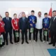 Artvin Valisi Ergün, Türkiye şampiyonu olan başarılı sporcuları ödüllendirdi