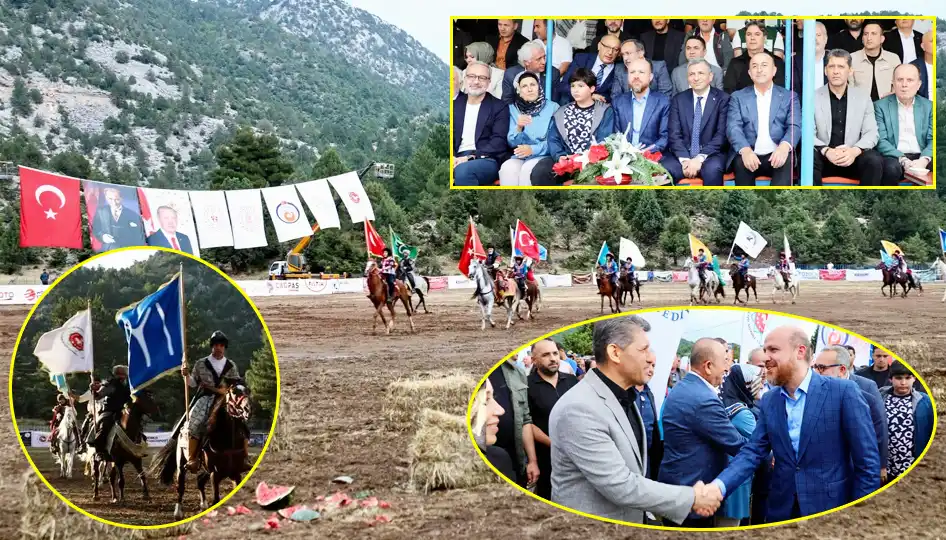 Bilal Erdoğan'ın katılımıyla İbradı'da Etnospor rüzgarı