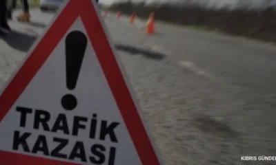 Çayırova Bafra yolunda alkollü sürücü kaza yaptı araç küle döndü
