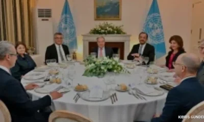Erhürman Guterres ve Hristodulidis Ara Bölgede Bir Araya Geldi