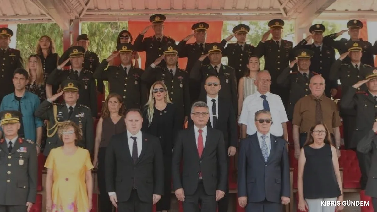 Gazimağusa Gülseren Kışlasında Sancak Devir Teslim Töreni