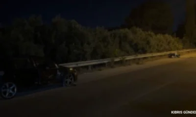 Girne Alsancak Çevre Yolunda Kaza Bir Kişi Ağır Yaralandı