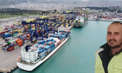 Liman işçisi konteyner altında kalarak yaşamını yitirdi