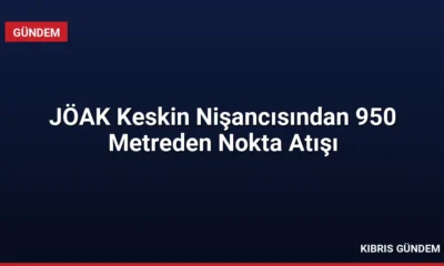 JÖAK Keskin Nişancısından 950 Metreden Nokta Atışı