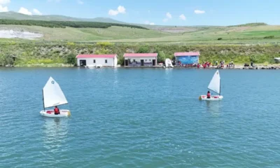Kars'ta yelken heyecanı başladı: Çıldır Gölü'nde hedef Anadolu Ligi