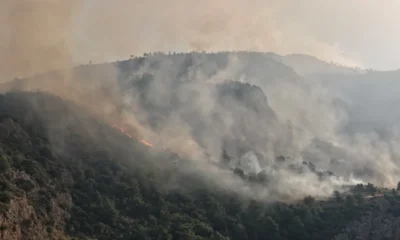 Muğla’da alevler ulaşımı etkiledi: Kritik yol ulaşıma kapatıldı
